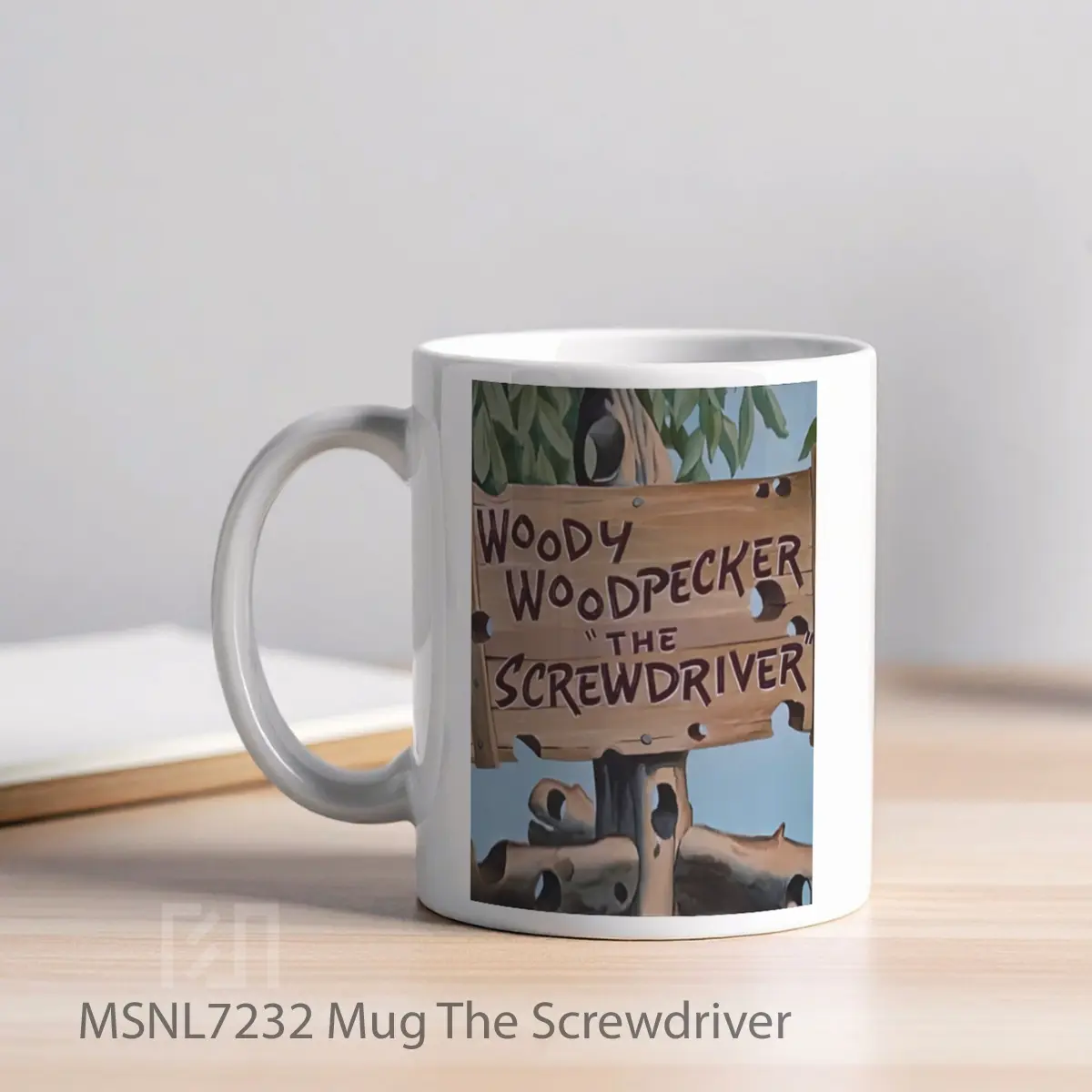 Mug The Screwdriver Gelas Keramik Tema Film MSNL7232 - Tampak Kiri