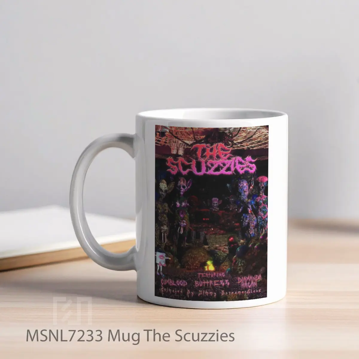 Mug The Scuzzies Gelas Keramik Tema Film MSNL7233 - Tampak Kiri