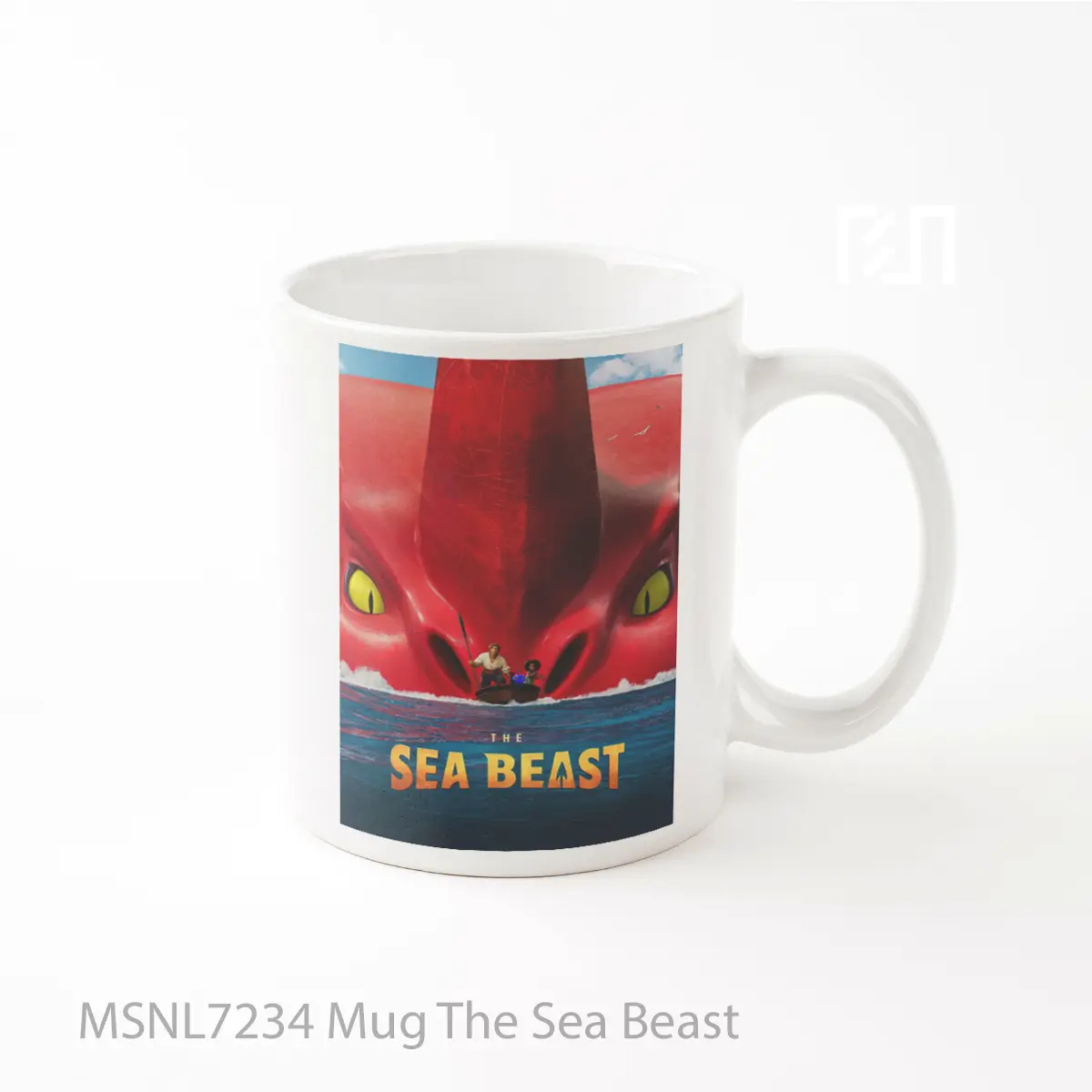 Mug The Sea Beast Gelas Keramik Tema Film MSNL7234