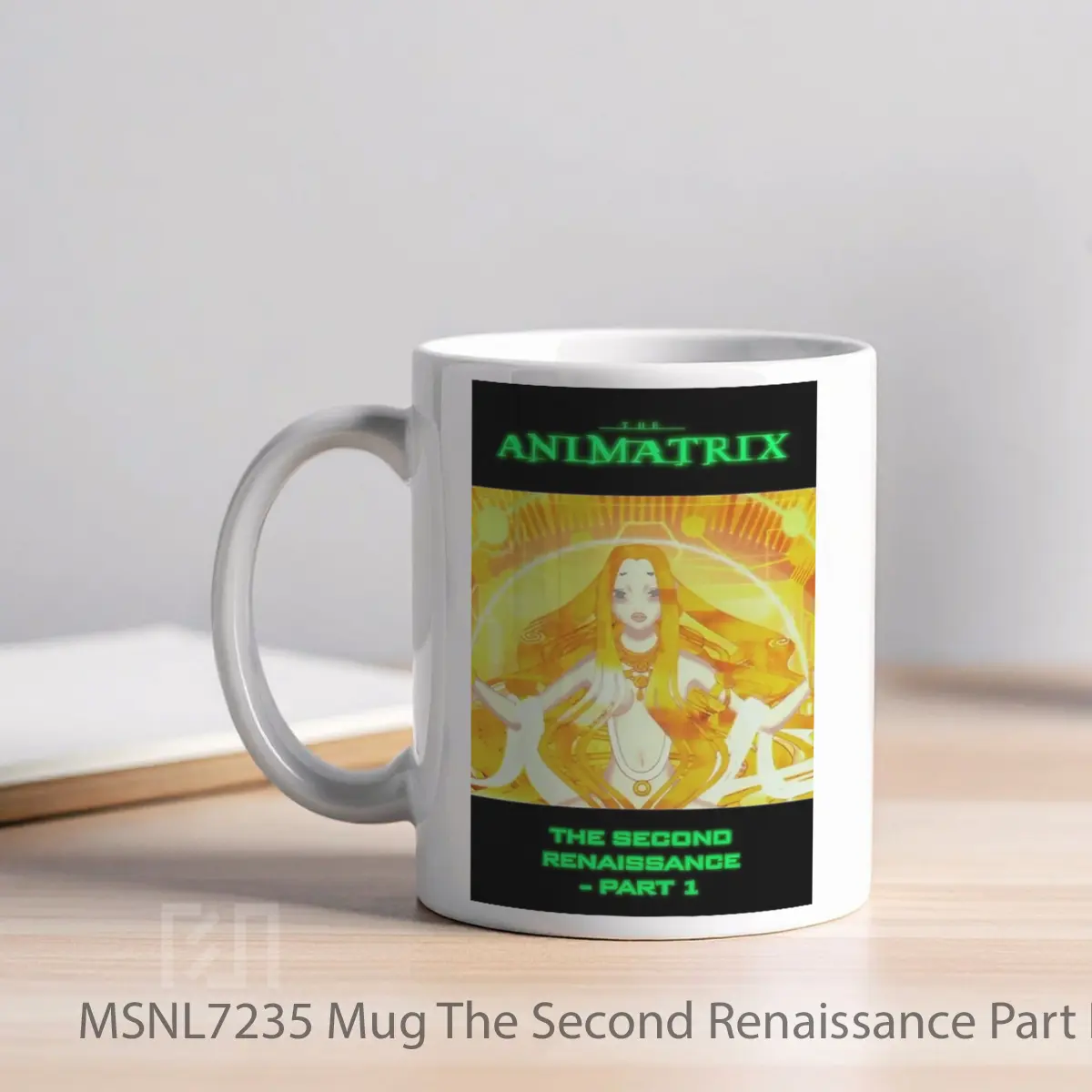 Mug The Second Renaissance Part I Gelas Keramik Tema Film MSNL7235 - Tampak Kiri