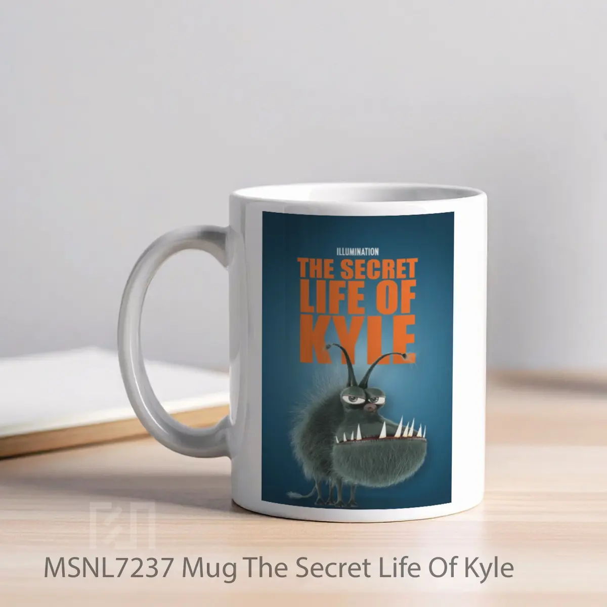 Mug The Secret Life Of Kyle Gelas Keramik Tema Film MSNL7237 - Tampak Kiri
