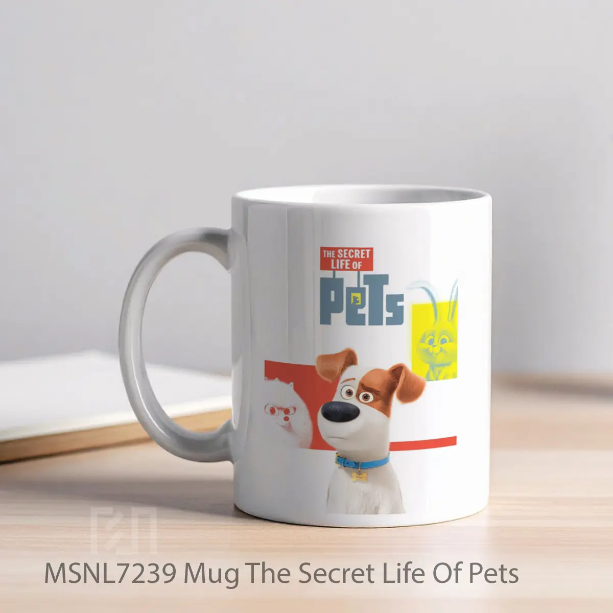 Mug The Secret Life Of Pets Gelas Keramik Tema Film MSNL7239 - Tampak Kiri
