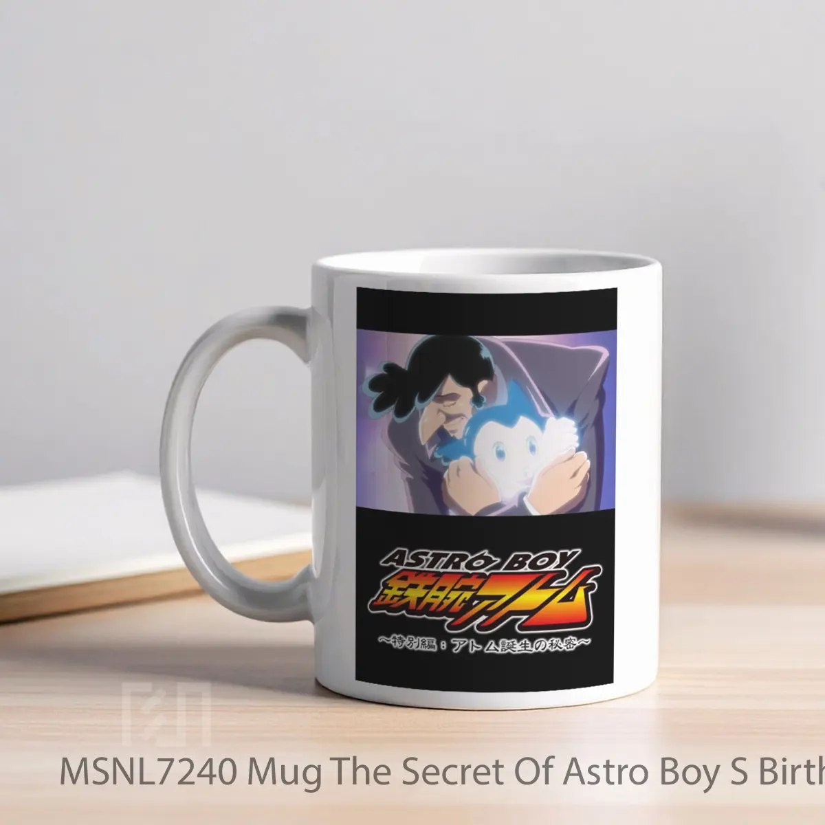 Mug The Secret Of Astro Boy S Birth Gelas Keramik Tema Film MSNL7240 - Tampak Kiri