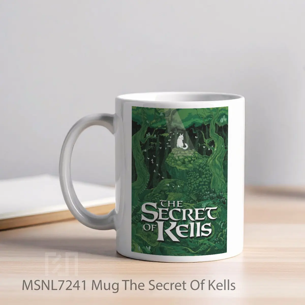 Mug The Secret Of Kells Gelas Keramik Tema Film MSNL7241 - Tampak Kiri