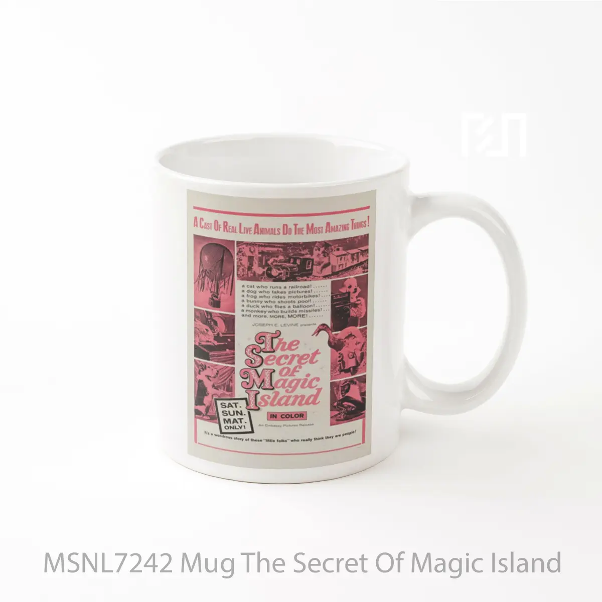Mug The Secret Of Magic Island Gelas Keramik Tema Film MSNL7242