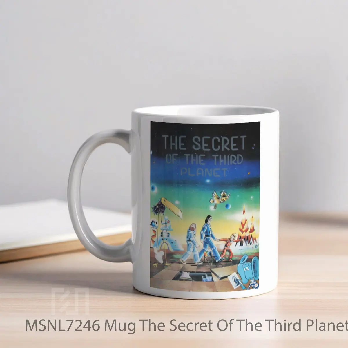 Mug The Secret Of The Third Planet Gelas Keramik Tema Film MSNL7246 - Tampak Kiri