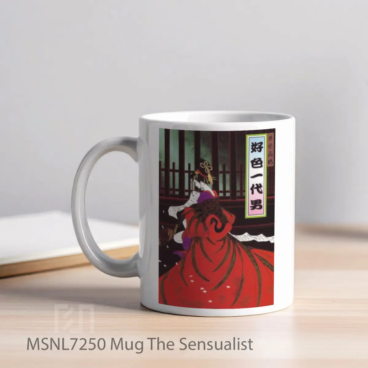 Mug The Sensualist Gelas Keramik Tema Film MSNL7250 - Tampak Kiri