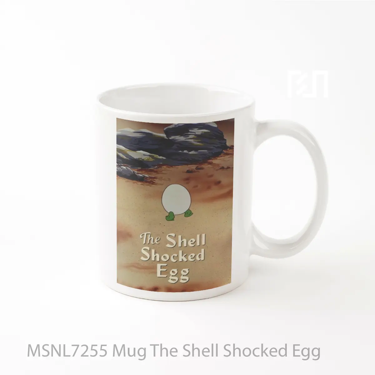 Mug The Shell Shocked Egg Gelas Keramik Tema Film MSNL7255