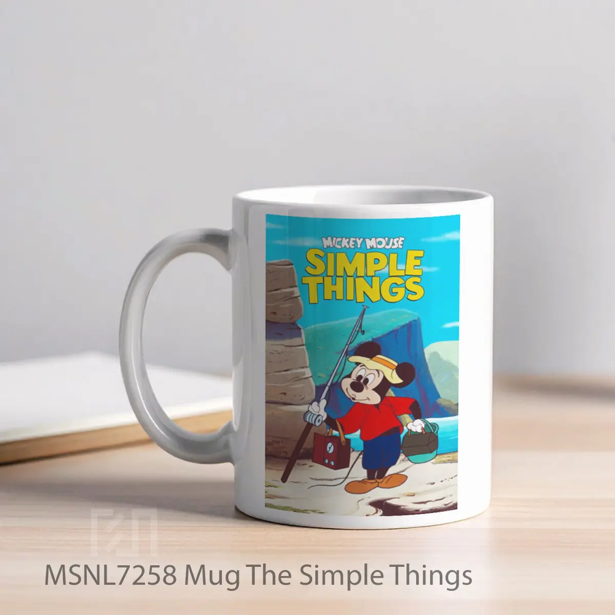 Mug The Simple Things Gelas Keramik Tema Film MSNL7258 - Tampak Kiri