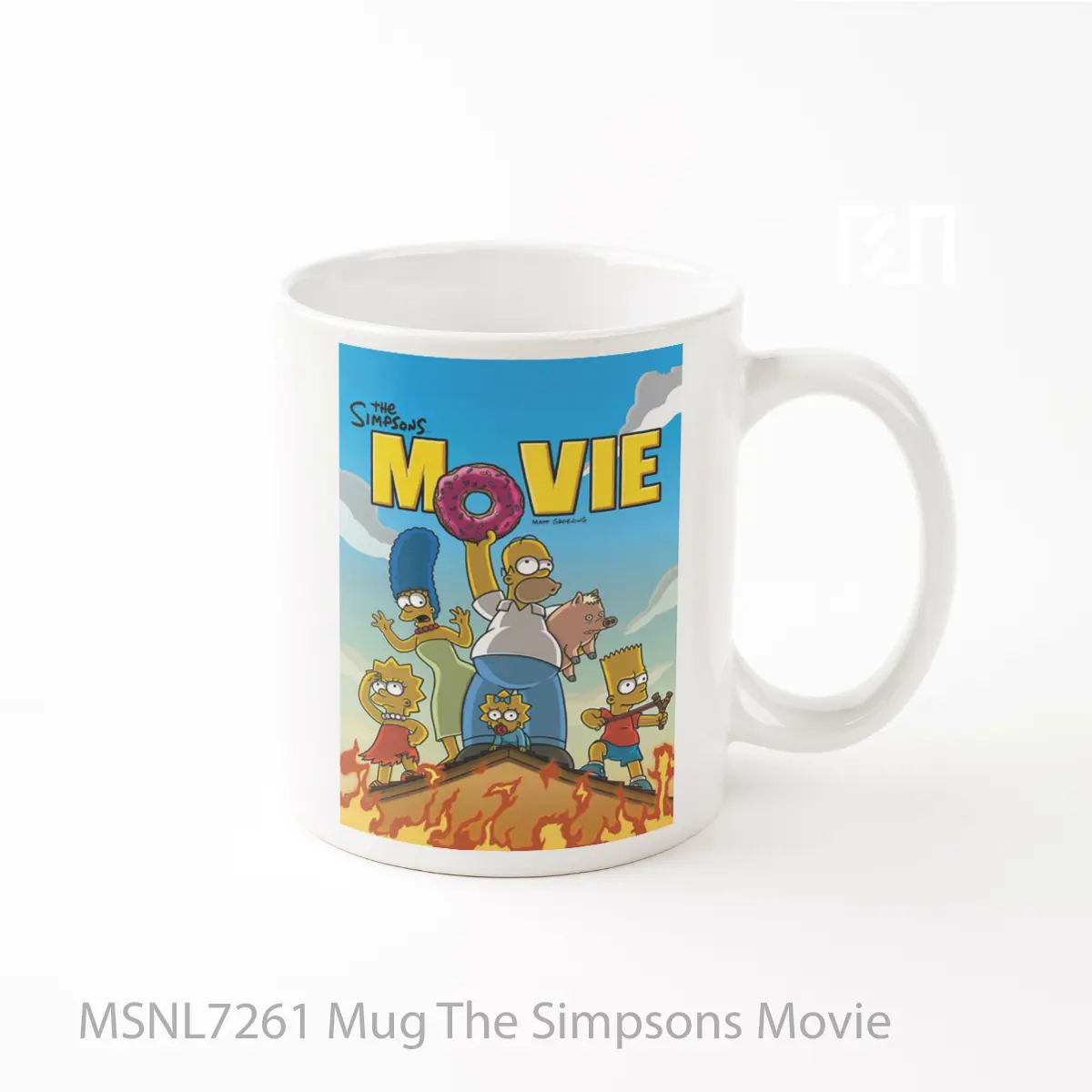 Mug The Simpsons Movie Gelas Keramik Tema Film MSNL7261