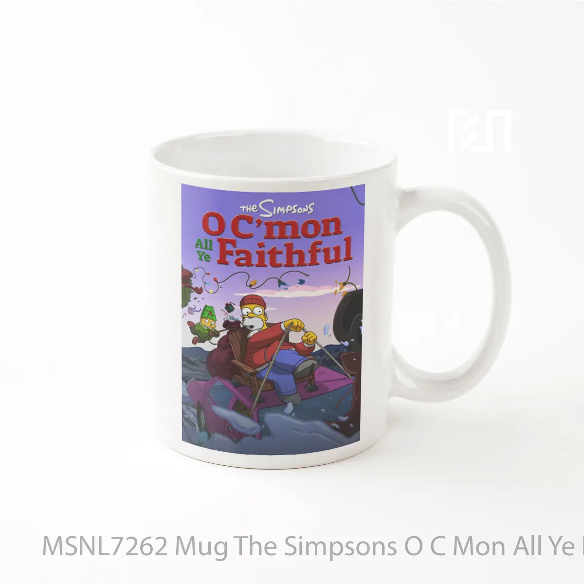 Mug The Simpsons O C Mon All Ye Faithful Gelas Keramik Tema Film MSNL7262