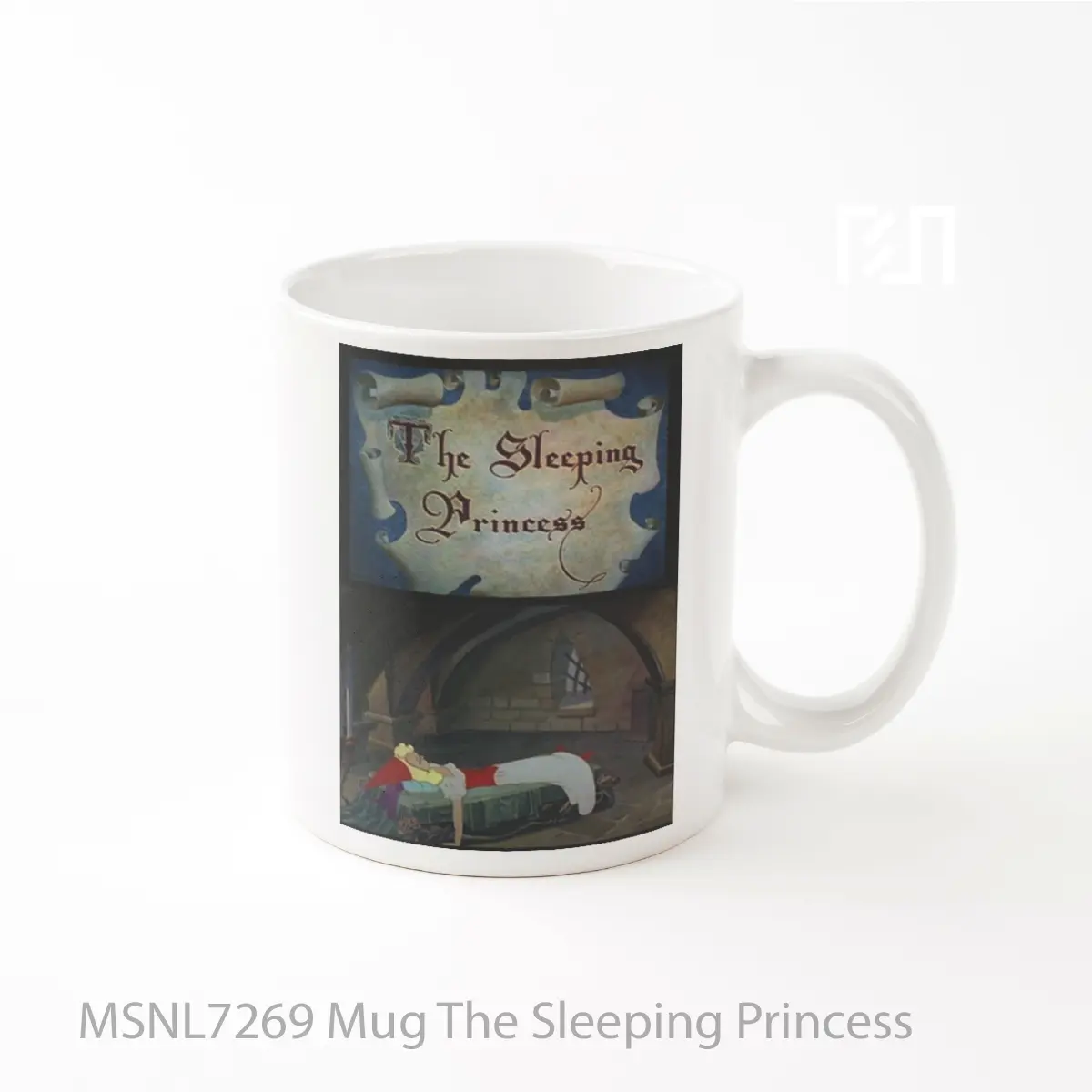 Mug The Sleeping Princess Gelas Keramik Tema Film MSNL7269