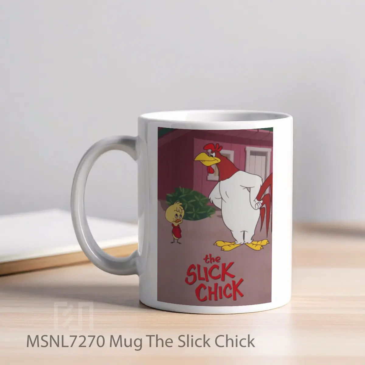 Mug The Slick Chick Gelas Keramik Tema Film MSNL7270 - Tampak Kiri