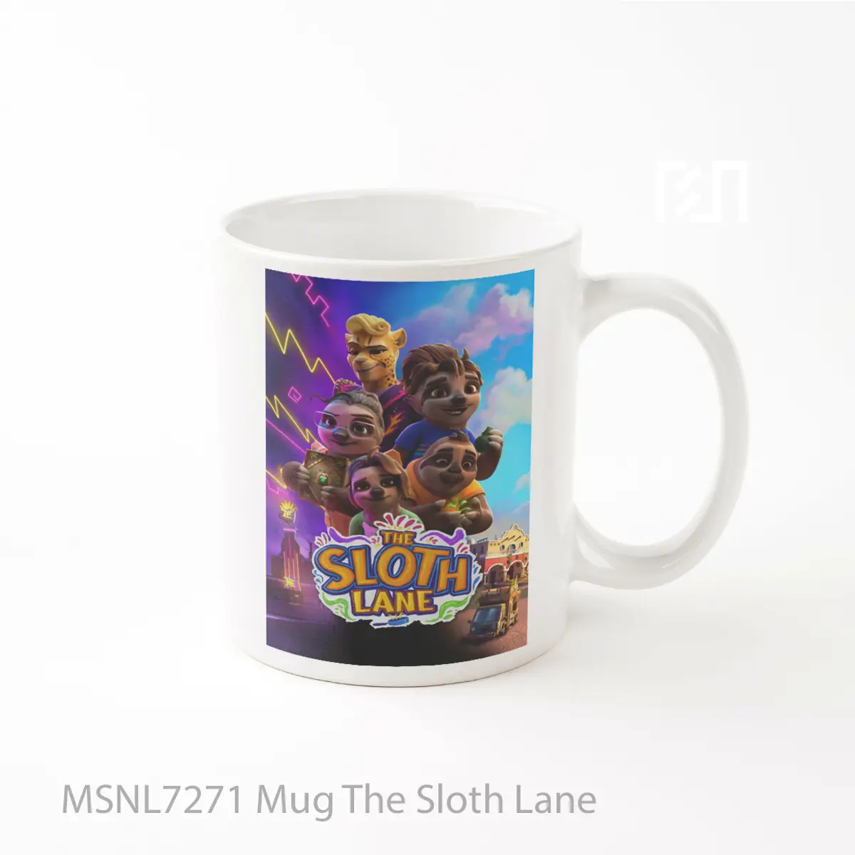 Mug The Sloth Lane Gelas Keramik Tema Film MSNL7271