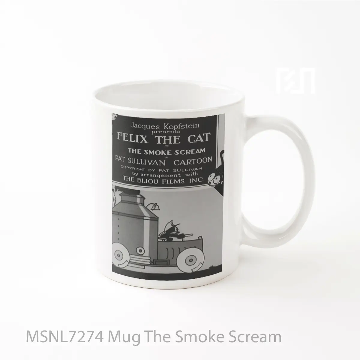 Mug The Smoke Scream Gelas Keramik Tema Film MSNL7274