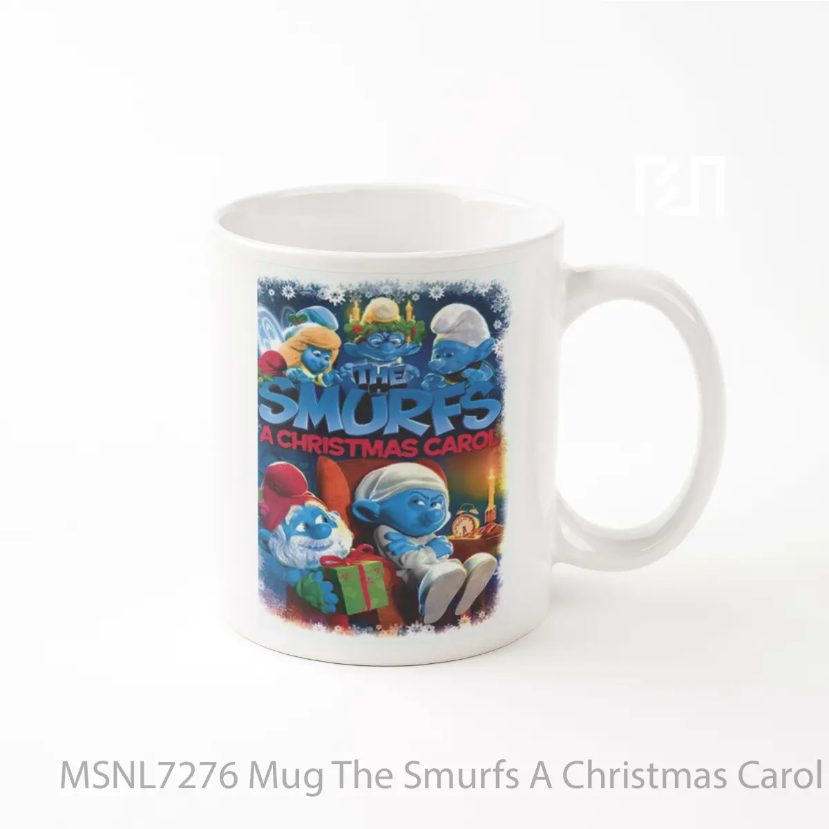 Mug The Smurfs A Christmas Carol Gelas Keramik Tema Film MSNL7276