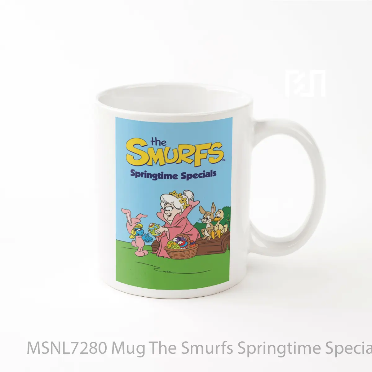 Mug The Smurfs Springtime Special Gelas Keramik Tema Film MSNL7280