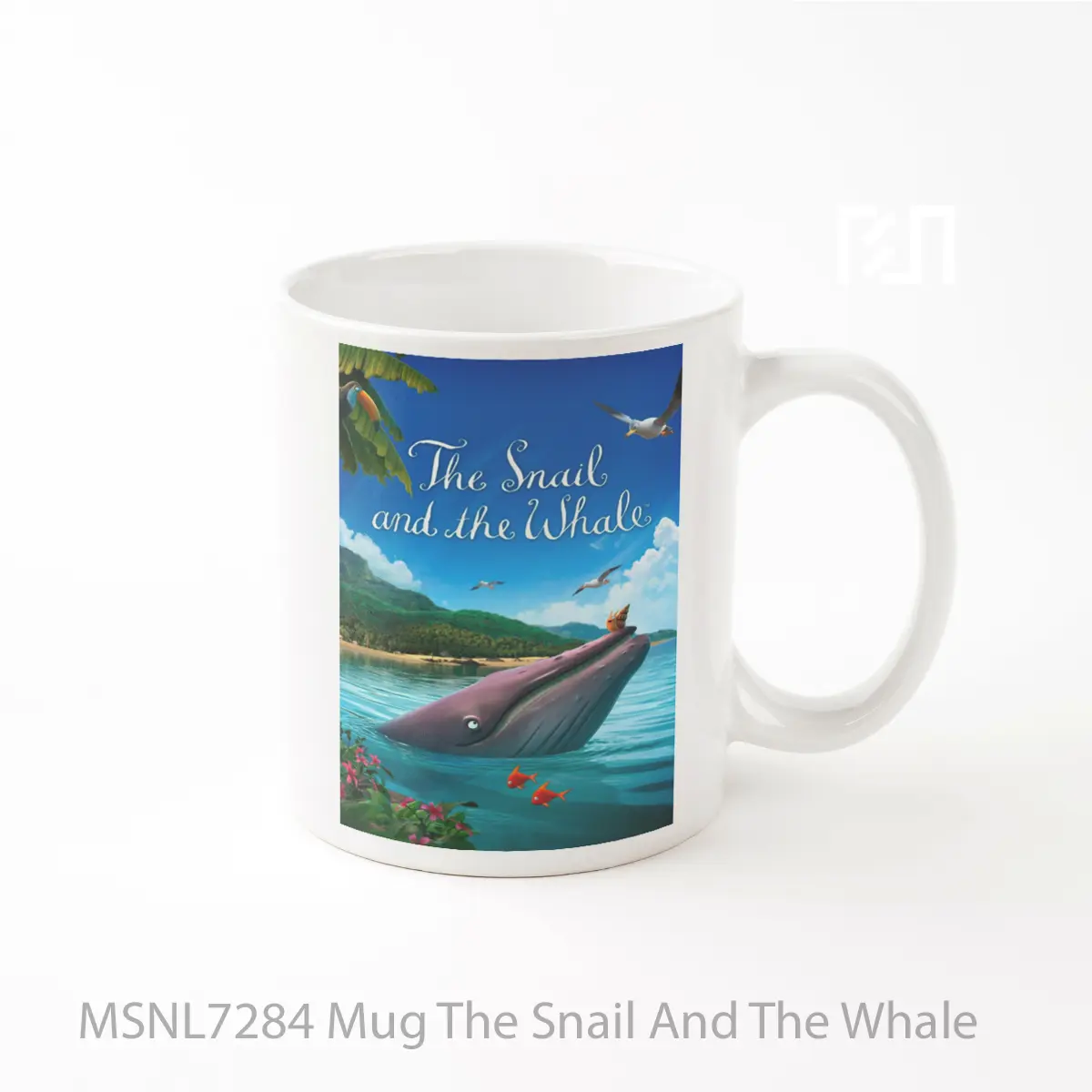 Mug The Snail And The Whale Gelas Keramik Tema Film MSNL7284