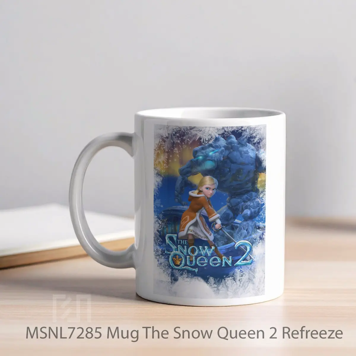 Mug The Snow Queen 2 Refreeze Gelas Keramik Tema Film MSNL7285 - Tampak Kiri