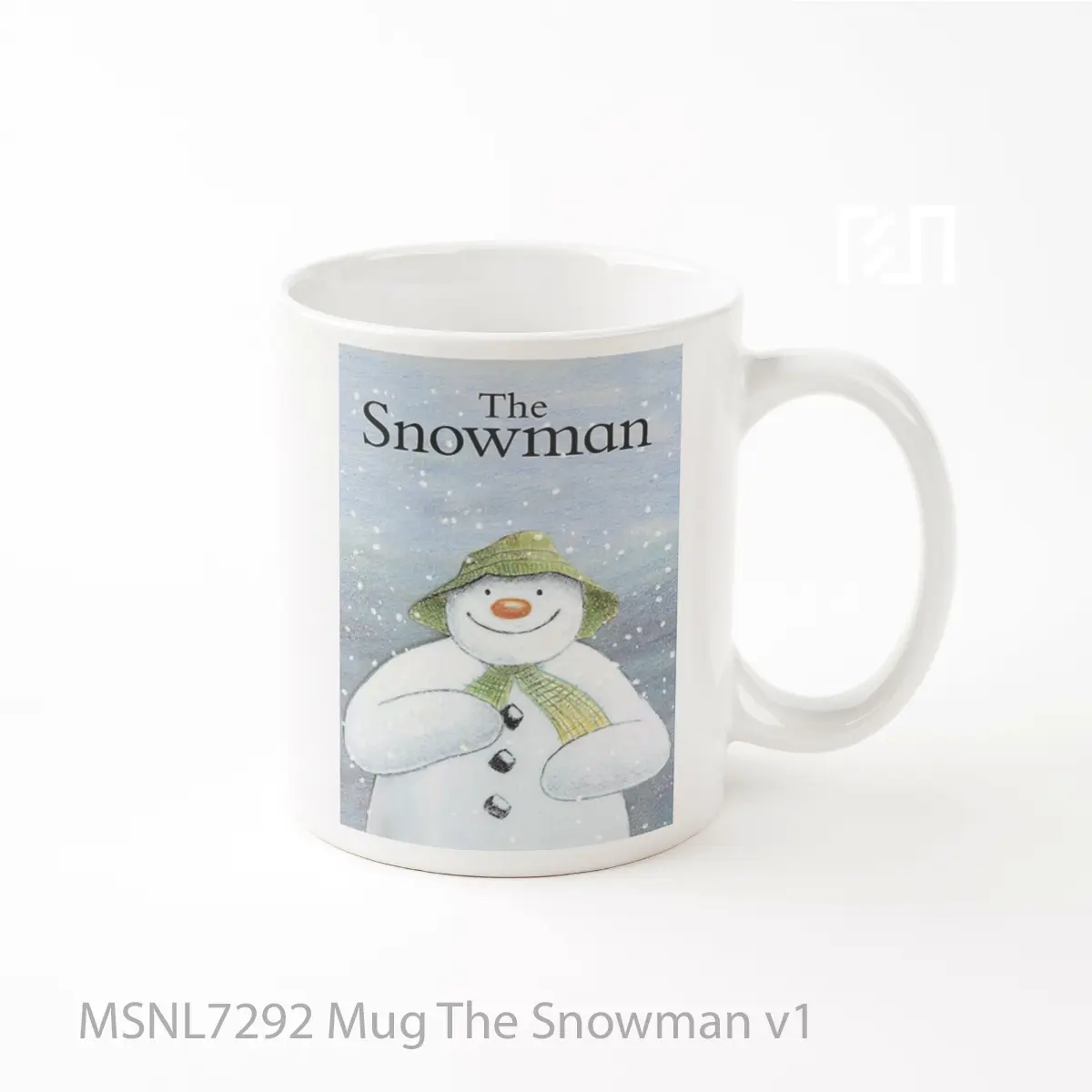 Mug The Snowman V1 Gelas Keramik Tema Film MSNL7292
