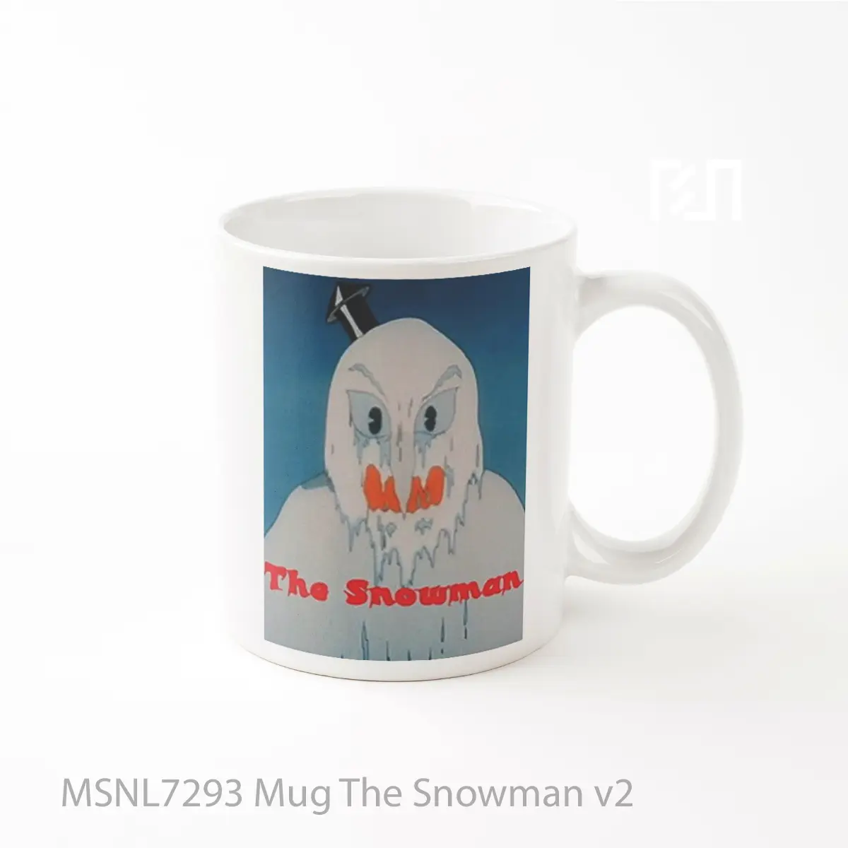 Mug The Snowman V2 Gelas Keramik Tema Film MSNL7293