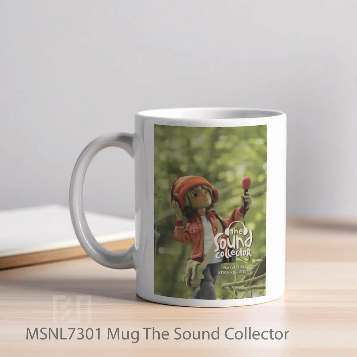 Mug The Sound Collector Gelas Keramik Tema Film MSNL7301 - Tampak Kiri
