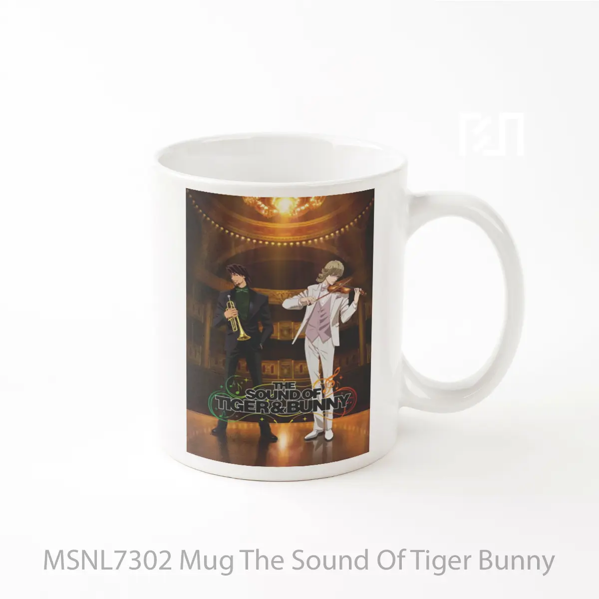 Mug The Sound Of Tiger Bunny Gelas Keramik Tema Film MSNL7302