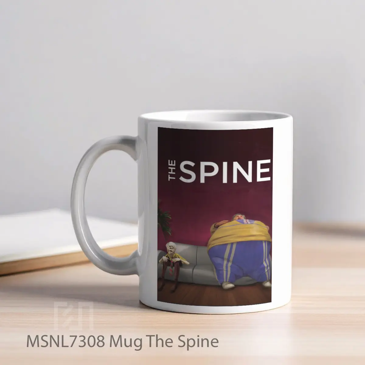 Mug The Spine Gelas Keramik Tema Film MSNL7308 - Tampak Kiri