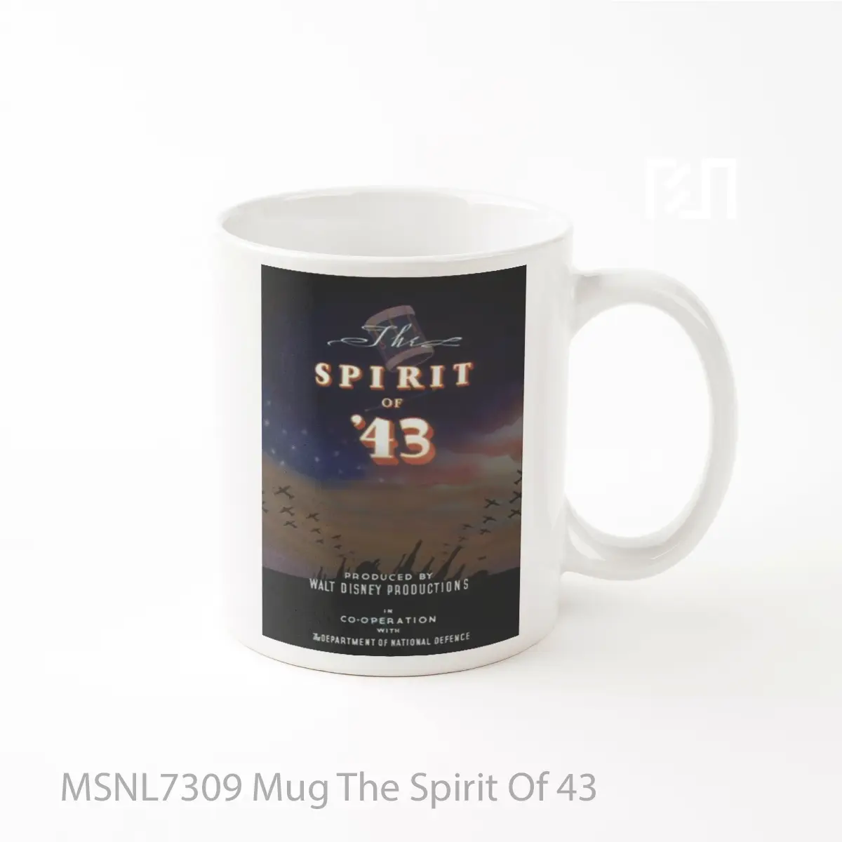 Mug The Spirit Of 43 Gelas Keramik Tema Film MSNL7309