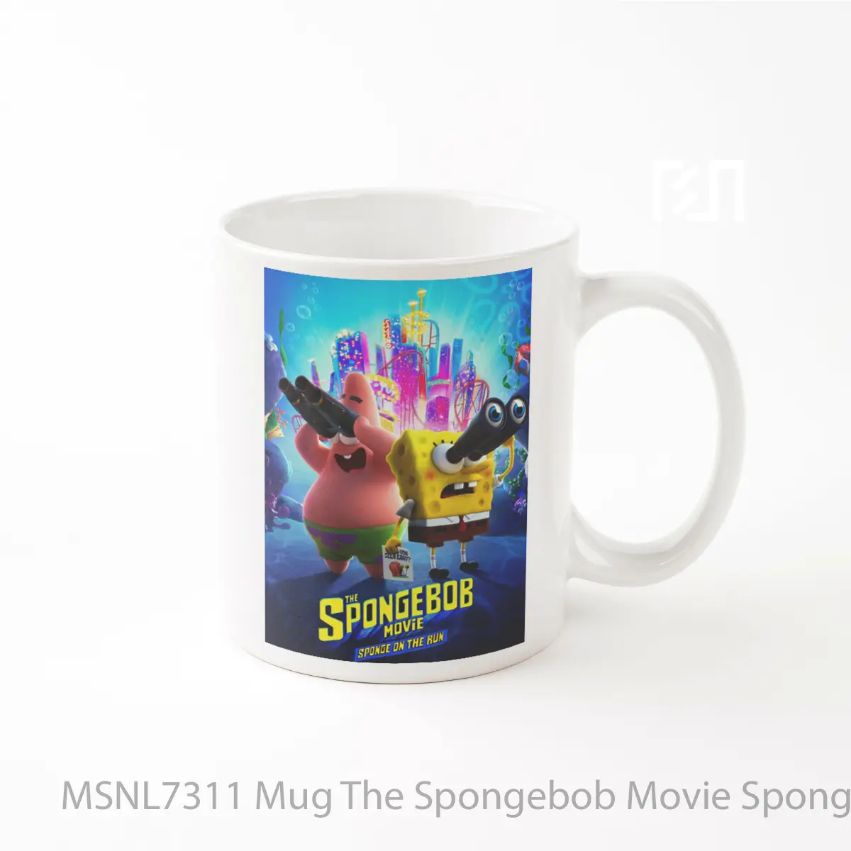 Mug The Spongebob Movie Sponge On The Run Gelas Keramik Tema Film MSNL7311