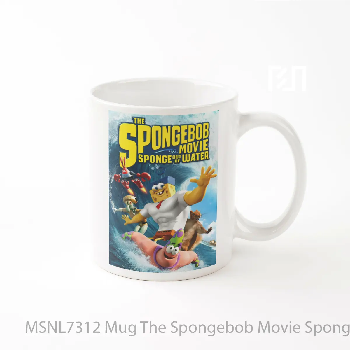 Mug The Spongebob Movie Sponge Out Of Water Gelas Keramik Tema Film MSNL7312