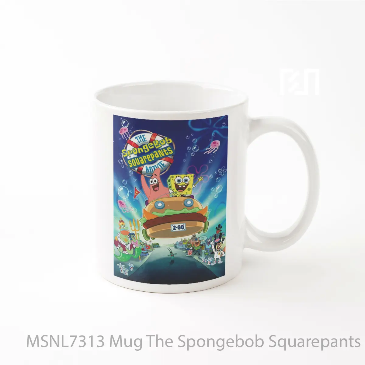 Mug The Spongebob Squarepants Movie Gelas Keramik Tema Film MSNL7313