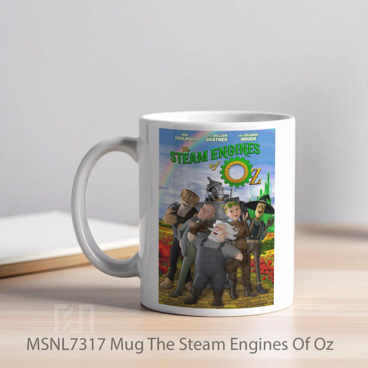 Mug The Steam Engines Of Oz Gelas Keramik Tema Film MSNL7317 - Tampak Kiri
