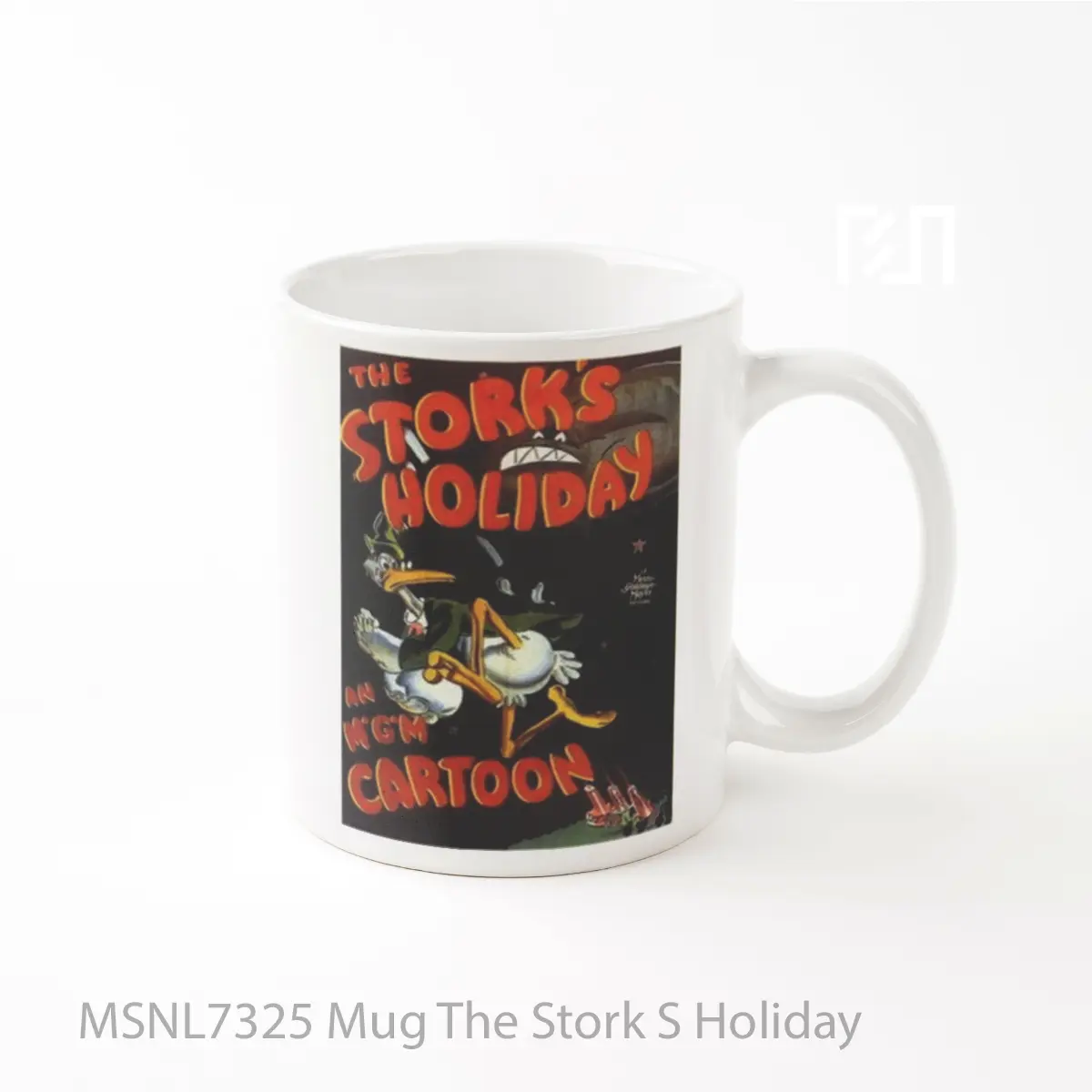 Mug The Stork S Holiday Gelas Keramik Tema Film MSNL7325
