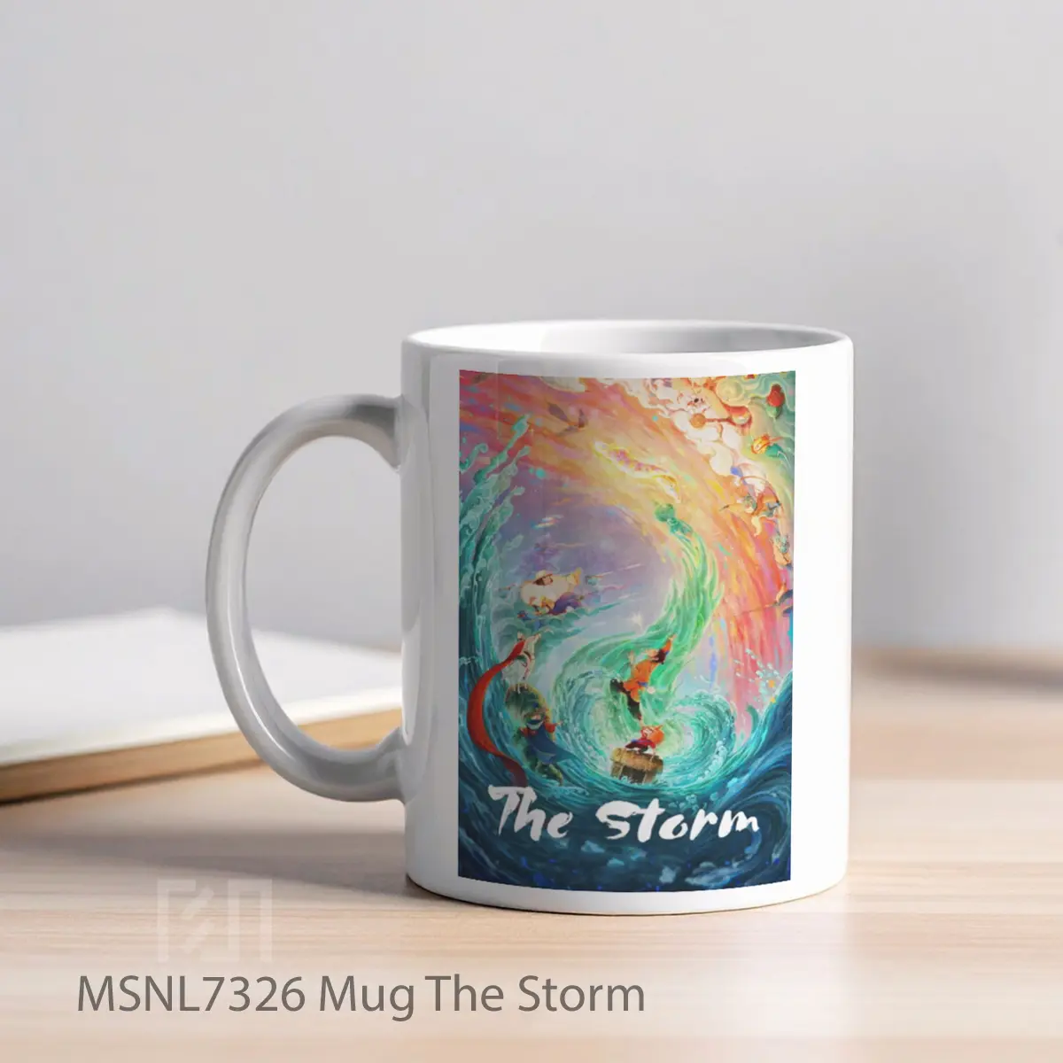 Mug The Storm Gelas Keramik Tema Film MSNL7326 - Tampak Kiri