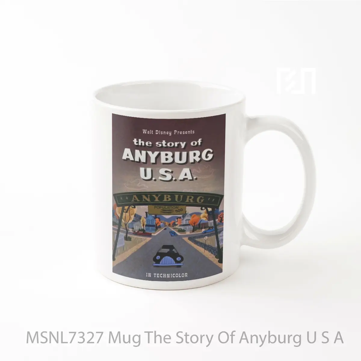 Mug The Story Of Anyburg U S A Gelas Keramik Tema Film MSNL7327