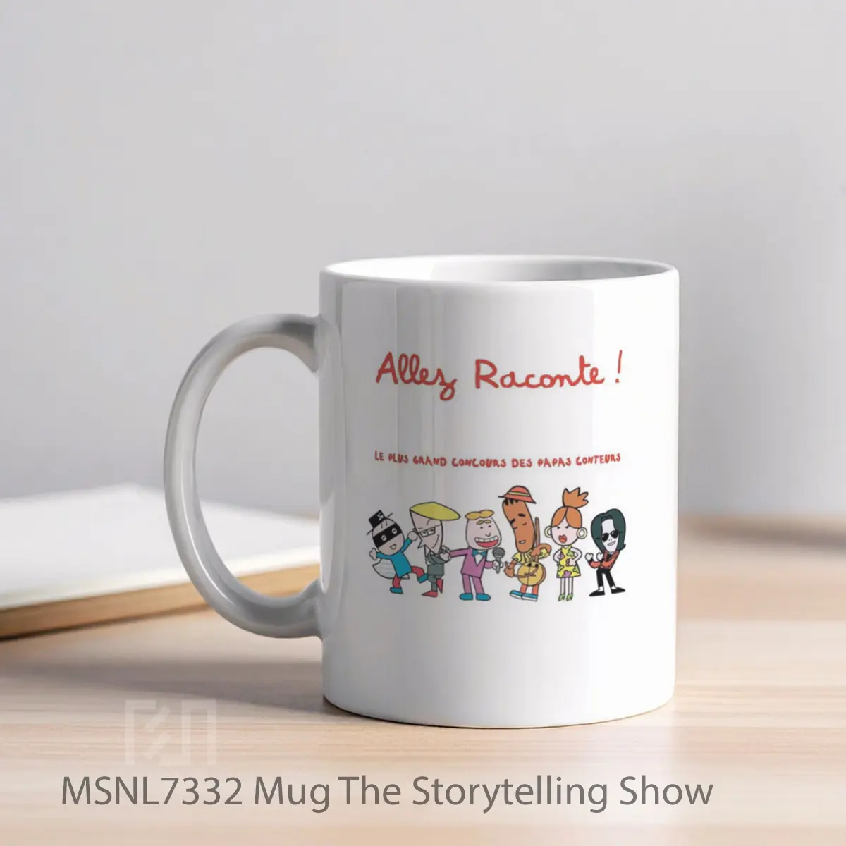 Mug The Storytelling Show Gelas Keramik Tema Film MSNL7332 - Tampak Kiri