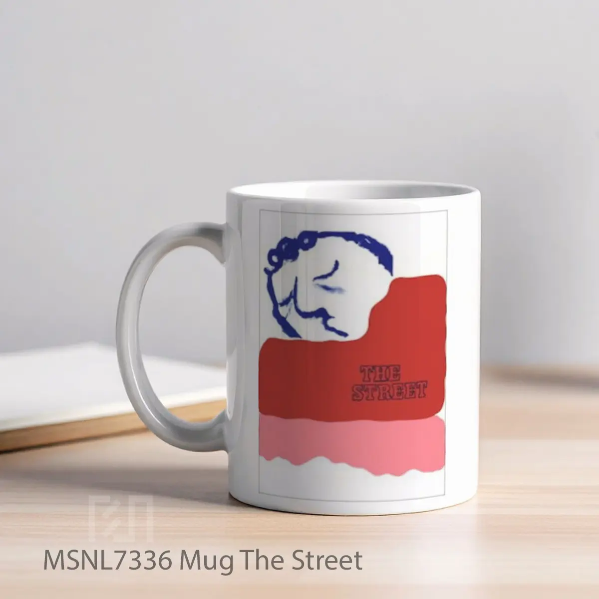Mug The Street Gelas Keramik Tema Film MSNL7336 - Tampak Kiri