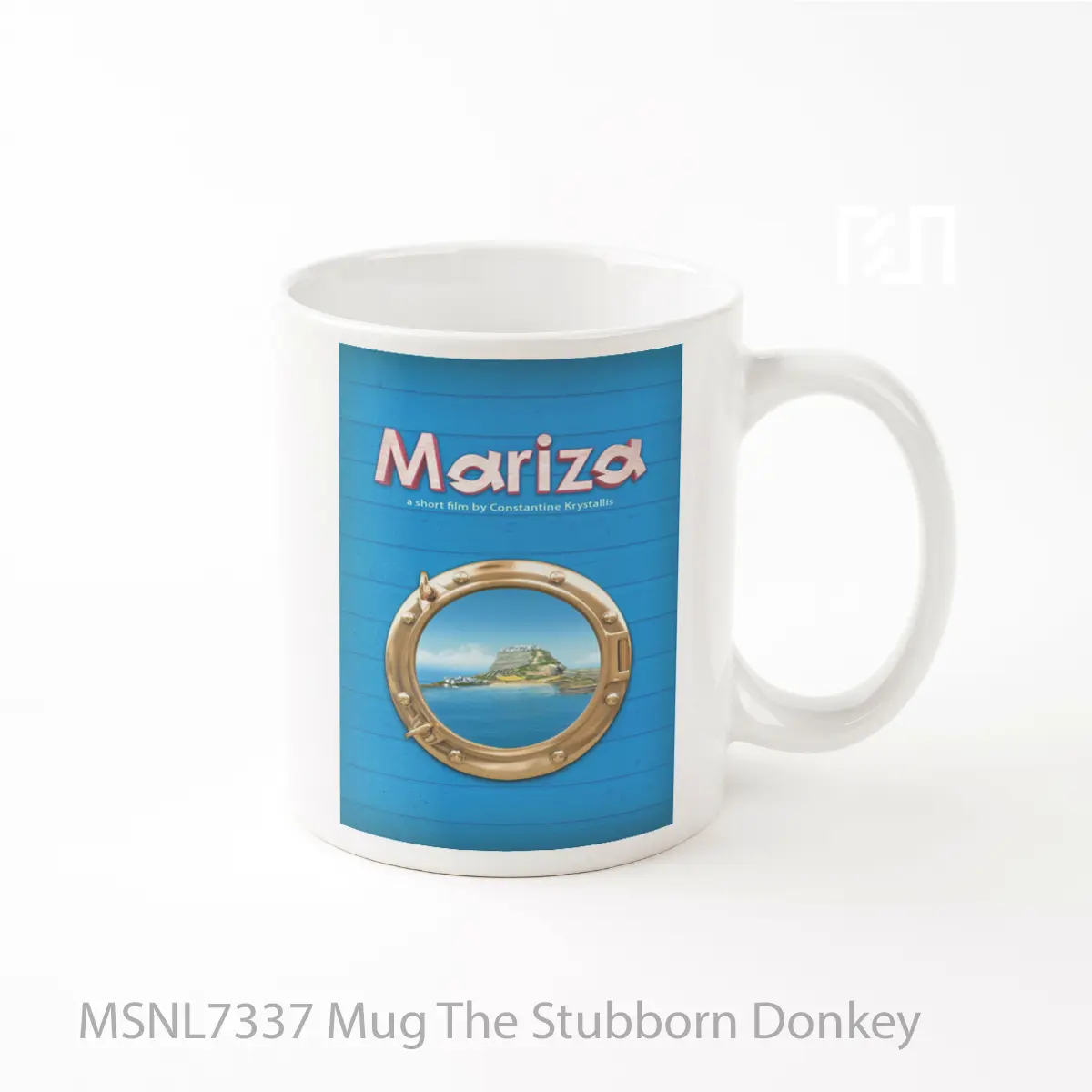 Mug The Stubborn Donkey Gelas Keramik Tema Film MSNL7337