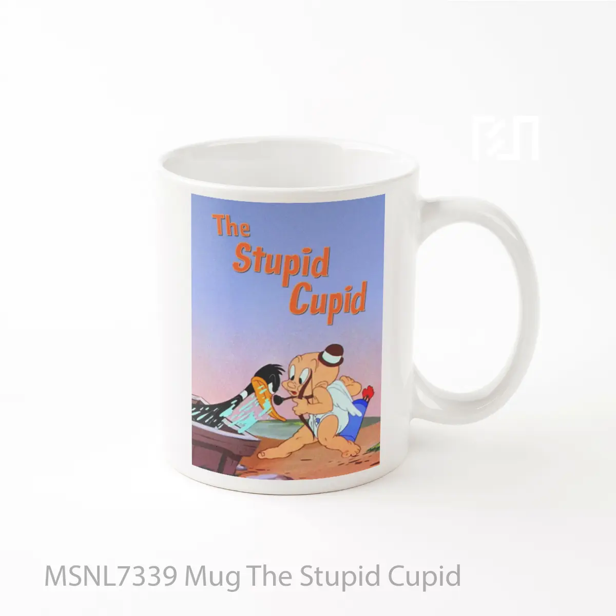 Mug The Stupid Cupid Gelas Keramik Tema Film MSNL7339