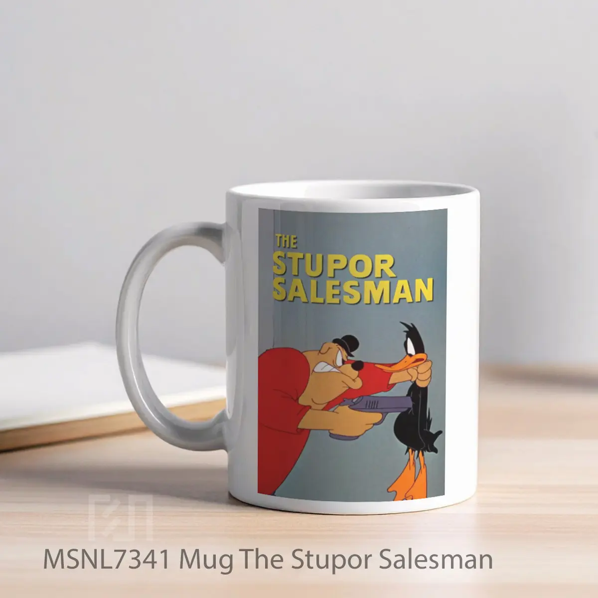 Mug The Stupor Salesman Gelas Keramik Tema Film MSNL7341 - Tampak Kiri