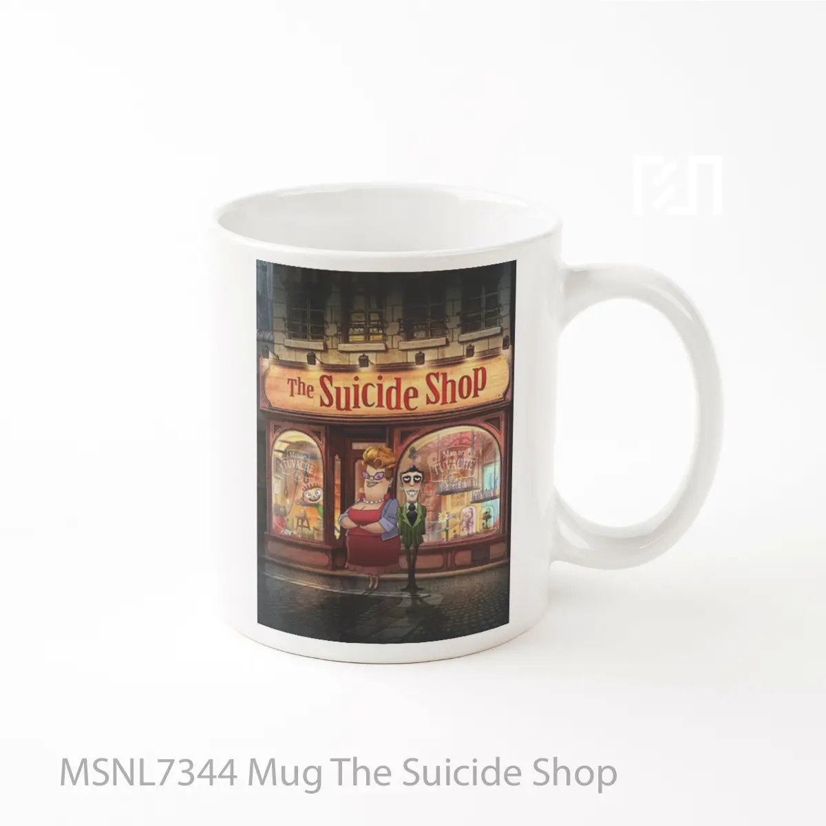 Mug The Suicide Shop Gelas Keramik Tema Film MSNL7344