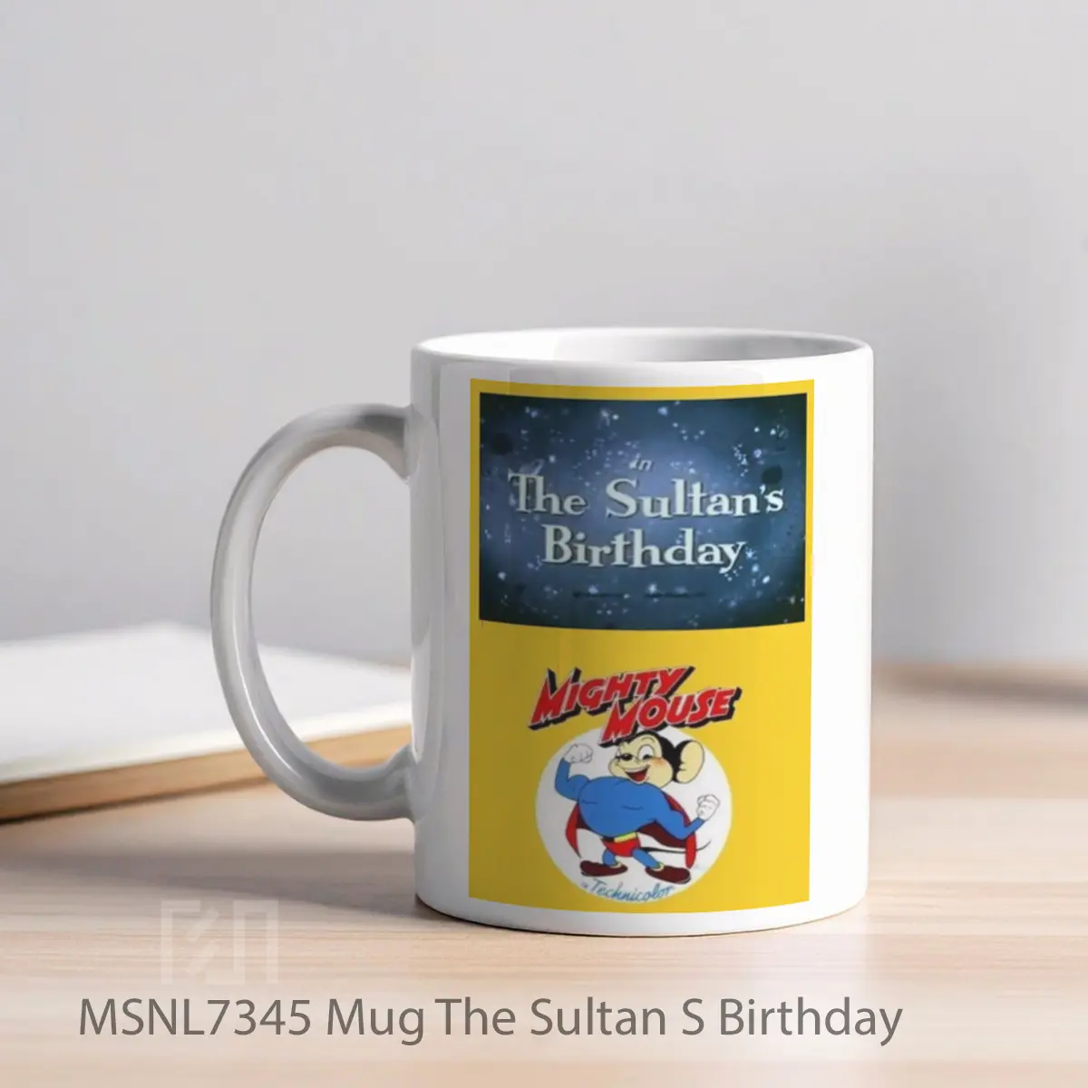 Mug The Sultan S Birthday Gelas Keramik Tema Film MSNL7345 - Tampak Kiri