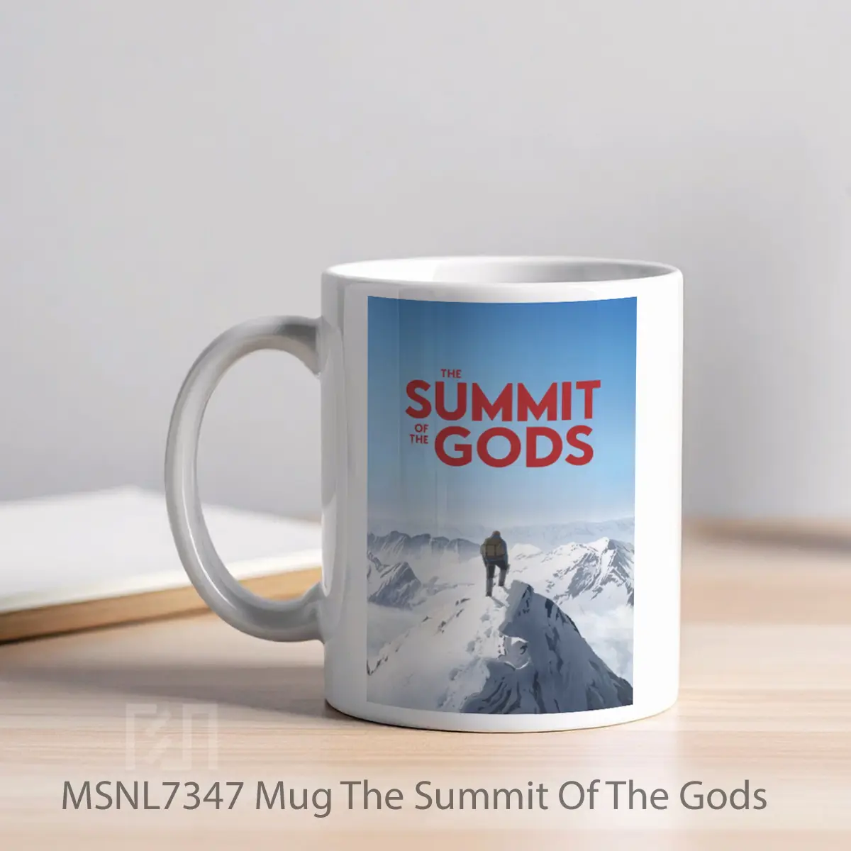 Mug The Summit Of The Gods Gelas Keramik Tema Film MSNL7347 - Tampak Kiri