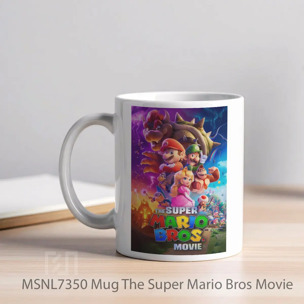 Mug The Super Mario Bros Movie Gelas Keramik Tema Film MSNL7350 - Tampak Kiri