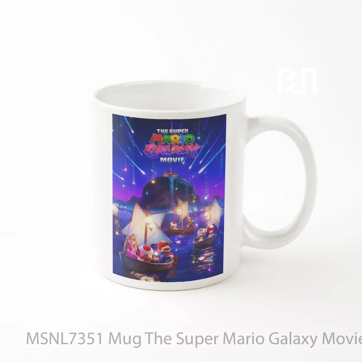 Mug The Super Mario Galaxy Movie Gelas Keramik Tema Film MSNL7351