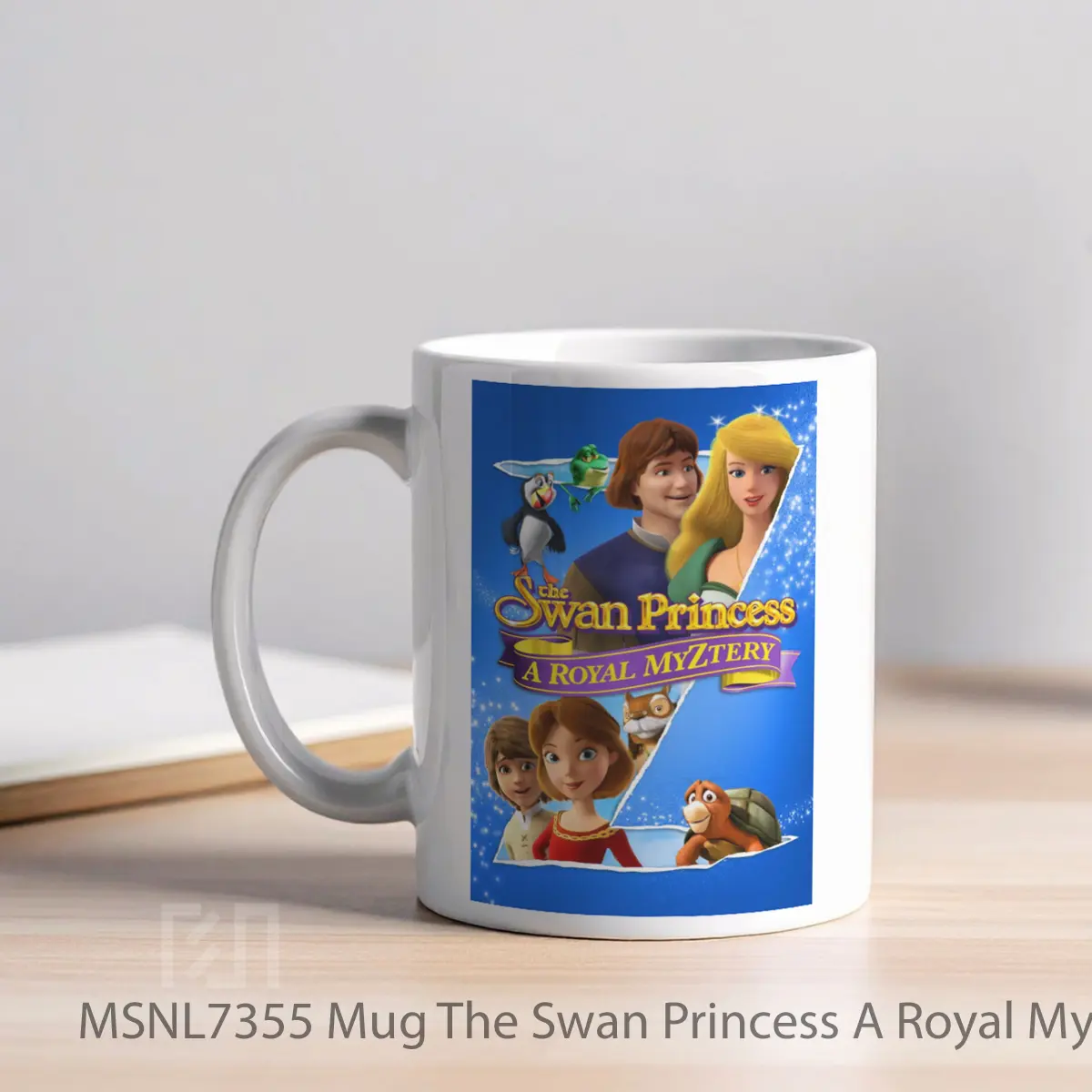 Mug The Swan Princess A Royal Myztery Gelas Keramik Tema Film MSNL7355 - Tampak Kiri