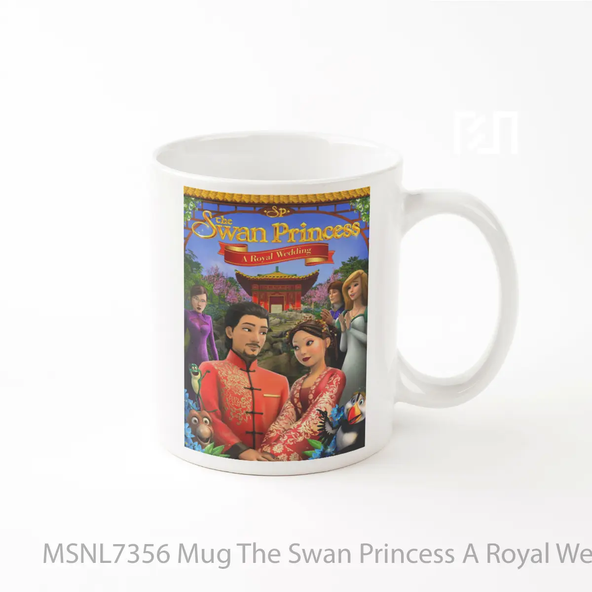 Mug The Swan Princess A Royal Wedding Gelas Keramik Tema Film MSNL7356