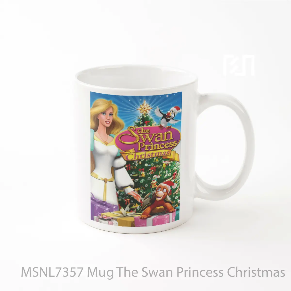 Mug The Swan Princess Christmas Gelas Keramik Tema Film MSNL7357