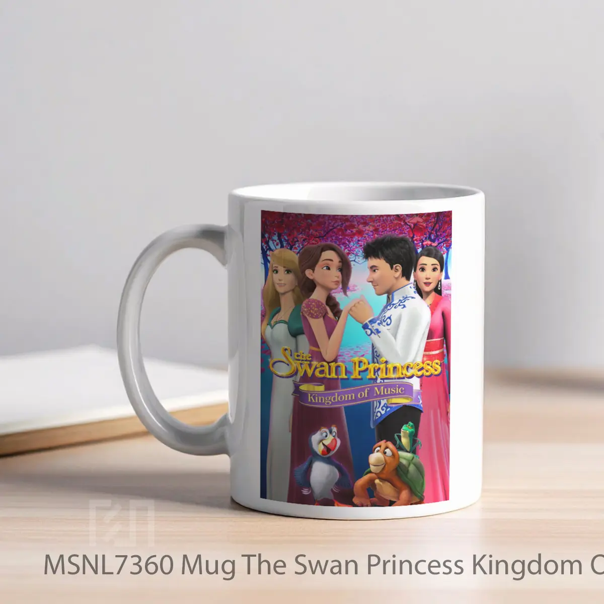 Mug The Swan Princess Kingdom Of Music Gelas Keramik Tema Film MSNL7360 - Tampak Kiri